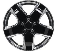 AutoStyle Maine 14" in Black/Chrome - Copricerchi (4 Pezzi)
