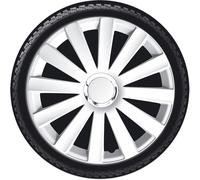 AutoStyle Copricerchi 13" pollici Serie/Kit bianco Copricerchi Auto PP 5083W