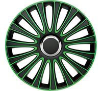 Autostyle Pp 5135G Set Di 4 Copricerchi Lemans 15 Pollici Nero/Verde