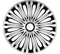 Autostyle Pp 5254 Set Di 4 Copricerchi Volante 14 Pollici Argento/Nero