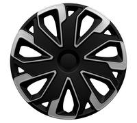 Autostyle Pp 5475Sb Set Di 4 Copricerchi Ultimo 15 Pollici Argento/Nero
