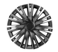 AutoStyle Set di 4 Copricerchi Copra 14 Pollici Cromo/Nero