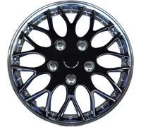 AutoStyle Copricerchi 14" pollici Serie/Kit nero/argento Copricerchi Auto PP 9704CB