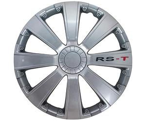 AutoStyle RST 15 Set Copricerchio Rs-T 15 Silver, 4 pezzi