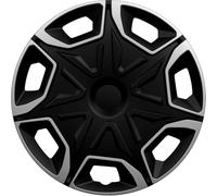 AutoStyle Set di 4 Copricerchi Blade 15 Pollici Argento/Nero