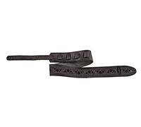 Ovation Tracolla per Chitarra, Pelle Premium Signature, Motivo "Multi buca", nero