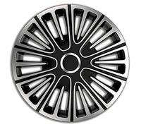 AutoStyle Set di 4 Copricerchi Motion 14 pollici Argento/Nero