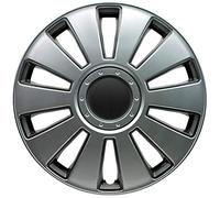 AutoStyle Set di 4 Copricerchi Pennsylvania 15 Pollici Argento/Grigio Antracite