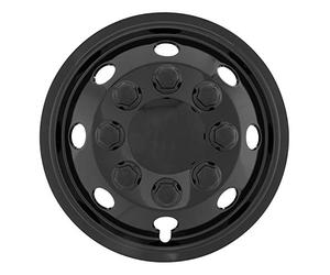 AutoStyle Set di 4 Copricerchi Utah 15 Pollici Nero Lucido (sferico)