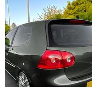 AutoStyle - Set di deflettori d'aria lunotto posteriore, compatibile con Volkswagen Golf V HB 2003-2008 (ABS nero lucido)