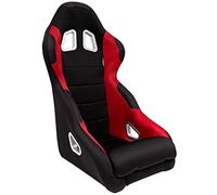 AUTOSTYLE SS 36R Sedile Sportivo 'K5' -Nero/Rossa-Schienale Fisso-incl. Slitte