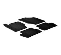 AutoStyle Tappetini in Gomma Compatibile con Citroen C4 5-Porte 2010-2018 (Profilo T 4-Parti + clip di Montaggio)