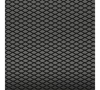 Autostyle TG1253Z Racemesh, 125 x 25 cm, Colore: Nero/Quadri 16 x 8 mm