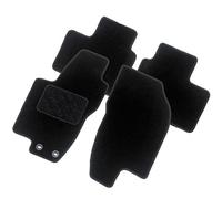 AutoStyle TM HY558 Tappetino in Moquette nero anteriore e Posteriore