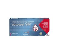 AUTOTEST VIH SCREENING DELL'HIV CONTIENE 1 AUTOTEST + SOLUZIONE + BISTURI + CEROTTO + GARZA + SALVIETTA DISINFETTANTE