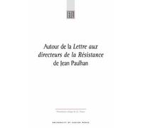 Autour De La Lettre Aux Directeurs De La Résistance (Tascabile)