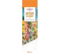 Autour du monde: 50 marque-pages à colorier