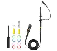 AUTOUTLET 1 Pezzo Sonda per Oscilloscopio P6500 500MHz,Sonde a Clip Universali ad Alta Precisione 10X, Lunghezza Cavo 1,3m,Connettore BNC Standard