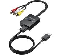 AUTOUTLET Adattatore AV a HDMI Supporto Conversione 16:9/4:3 Composito CVBS