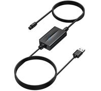 AUTOUTLET Adattatore da USB A a Fibra Ottica con Cavo Rimovibile da 1 M,Convertitore Digitale SPDIF Toslink 96kHz Solo per PC/Portatile per Collegare Soundbar Amplificatori e Home Cinema
