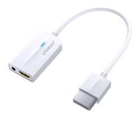 AUTOUTLET Adattatore da Wii a HDMI 1080P,Uscita Audio 3,5 mm,Bianco | Convertitore Wii a HDMI,Supporta NTSC 480i 480p PAL 576i,Plug e Play, per TV Monitor e Proiettore