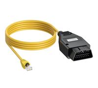 AUTOUTLET Cavo Ethernet ENET OBD2 Compatibile con Serie F,Cavo Diagnostico OBD2 a RJ45,Adattatore da 16 Pin a RJ45, Lunghezza 2 Metri,per Diagnosi e Programmazione Modelli 1/3/5/6/7/X