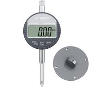 AUTOUTLET Comparatore Centesimale Digitale Preciso 0.01mm/0.0005'',Indicatore di Quadrante Digitale Calibro 0-25.4mm/1'',con Display LCD,Colore Argento