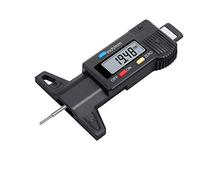 AUTOUTLET Misuratore Profondità Battistrada di Pneumatico con LCD Display Inch/mm,Misuratore digitale calibro di profondità del battistrada per pneumatici per auto o furgoni 0-25,4 mm