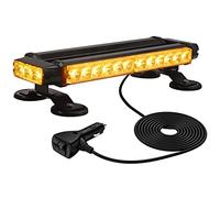 AUTOUTLET Strobo LED 30W 12/24V per Auto Con Barra Magnetica - Luce di Emergenza e Avvertenza Stroboscopica