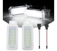 AUTOXBERT 2 luci LED SMD per vano piedi, illuminazione interna del bagagliaio, per Au-di A2 A3 A4 S4 A5 A6 A8 Q5 Q7 VW Pass-at Rabbit Golf Jetta, Plug&Play
