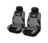 AUTOYOUTH Copri sedili Auto Universali | Compatibile con Airbag Laterale | Coprisedili per Sedili Anteriori Auto, （Nero/Grigio）