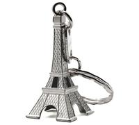 AUTOZOCO Torre Eiffel Portachiavi Souvenir in Metallo - Miniatura Paris Francia Charm Metallico 5 cm