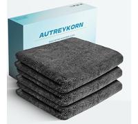 Autreykorn Panno Total Clean Microfibra XXL Asciugatura Rapida per Doccia e Cucina, Ultra Assorbente e Scratch-Free Lascia Superfici Lucide (3 Pezzi 40x60 cm)
