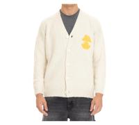Autry - Cardigan Crema con Polsini Elastici - -Knitwear -Uomo -Beige -L