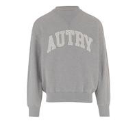 Autry - Cotton Sweatshirt With Logo - -Sweatshirts & Hoodies -Uomo -Grigio -S