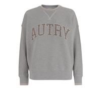 Autry - Felpa in Cotone Grigio con Logo - - Knitwear - Donna - Grigio - XS