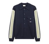 Autry - Giacca in misto viscosa con logo - -Knitwear -Uomo -Blu -S
