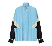 Autry - Giacca in Nylon Blu con Zip Oversize Fit - -Jackets -Donna -Blu -S