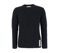 Autry - Maglione Girocollo con Patch Logo - - Knitwear - Uomo - Nero - M