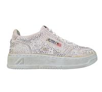 Autry medalist Bloom scarpe da donna in camoscio e strass AULW NA01 ghiaccio