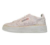 Autry medalist Crystal Bloom scarpe da donna in camoscio e strass AULW NA01 ghiaccio (36)