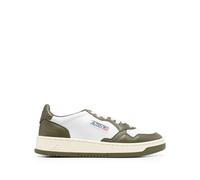 Autry - Medalist Low Bi-Color Sneakers in Pelle - - Shoes - Donna - Verde - 36 EU