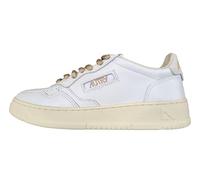 AUTRY medealist Scarpe Sneakers da Donna in Pelle AULW SW01 Bianco e Oro (Sistema Taglie Calzature EU, Adulto, Numero, Media, 40)