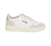 Autry Medalist Low Pelle E Suede Bainco Oro Donna 38