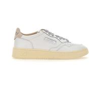 AUTRY Medalist Scarpe Sneakers da Donna in Pelle AULW SW02 Bianco e Argento (Sistema Taglie Calzature EU, Adulto, Numero, Media, 39)