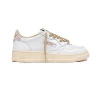 AUTRY medealist Scarpe Sneakers da Donna in Pelle AULW SW01 Bianco e Oro 36