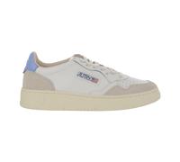 AUTRY Scarpe Sneakers Donna in Pelle e camoscio AULW LS12 Bianco e Blu Non Ti scordar di Me (Sistema Taglie Calzature EU, Adulto, Numero, Media, 37)