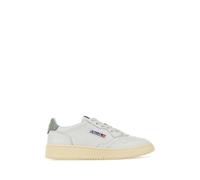 AUTRY Scarpe Sneakers Donna in Pelle AULW LL11 Bianco e Verde Salvia (Sistema Taglie Calzature EU, Adulto, Numero, Media, 40)