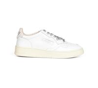 AUTRY Medalist Scarpe Sneakers da Donna in Pelle AULW SW02 Bianco e Argento (Sistema Taglie Calzature EU, Adulto, Numero, Media, 40)