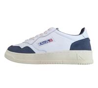 AUTRY Medalist Scarpe da Uomo in Pelle e camoscio Alum FT22 Bianco e Blu Denim 41